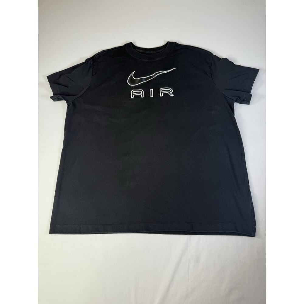 Nike The Nike Tee Embroidered Heavy Top Black SZ XL